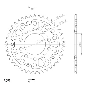 Kit de lant D.I.D Chain - Argintiu lant 525 ZVM-X, X-Ring, pinion fata JT, foaie spate SUPERSPROX STEALTH pentru TRIUMPH Bonneville America 800 2002-2006 - Img 5