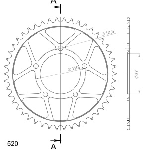 Kit de lant D.I.D Chain - Auriu lant 520 VX, X-Ring, pinion fata JT cauciucat, foaie spate SUPERSPROX pentru SUZUKI SFV 650 Gladius (ABS) 2009-2015 - Img 5