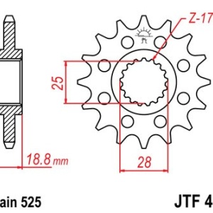 Kit de lant D.I.D Chain - Auriu lant 520 ZVM-X, X-Ring, pinion fata JT, foaie spate JT pentru BMW G 310 GS 2016-2024 - Img 3