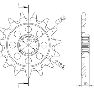 Kit de lant EK - Argintiu lant 520 DEX, X-Ring, pinion fata SUPERSPROX, foaie spate JT pentru SUZUKI DR-Z 400 SM 2005-2008 - Img 3