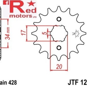 Kit lant DID GOLD pentru Honda CBR125 2004-2010 - Img 2