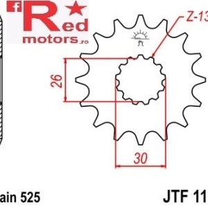 Kit lant DID GOLD X-Ring PRO-STREET 525 VX pentru Triumph 800 Bonneville 2002-2006 - Img 2
