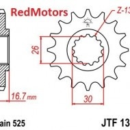 KIT LANT DID PRO-STREET X-RING 525 VX PENTRU HONDA CBR600 RR-3,4,5,6 (PC37) 2003-2006 - Img 2