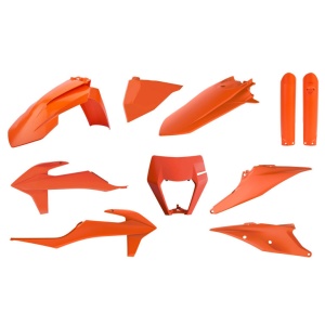 Kit plastice POLISPORT 91041 enduro Portocaliu