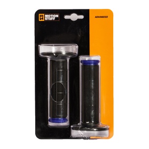 Mansoane MX-Enduro MOTION STUFF ADVANCED Negru/Albastru (half-waffle) - Img 2