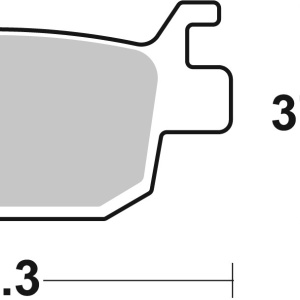 Placute de frana BREMBO 07064XS - Img 3
