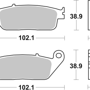 Placute de frana BREMBO 07074XS - Img 3