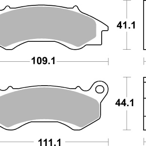 Placute de frana BREMBO 07090 CC SCOOTER - Img 3