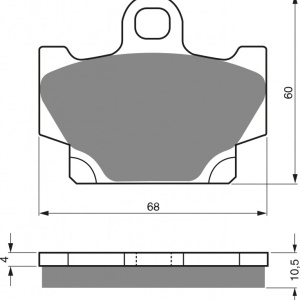 Placute de frana GOLDFREN 113 AD OFF-ROAD FRONT