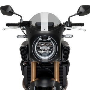 Semifairing PUIG RETRO 21961H smoke black housing