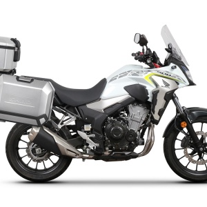 Set complet de cutii de aluminiu SHAD TERRA, 37L cutie centrala si 47L / 47L cutii laterale, incluzand kit montaj si placa SHAD HONDA CB 500 X