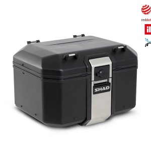 Set complet de cutii de aluminiu SHAD TERRA NEGRU, 48L cutie centrala si 36L / 36L cutii laterale, incluzand kit de montaj si placa SHAD HONDA CB 500 X - Img 6