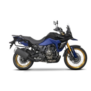 Set of SHAD TERRA TR40 adventure saddlebags and SHAD TERRA aluminium top case TR55 PURE BLACK, including mounting kit SHAD SUZUKI V-STROM 800 DE - Img 8