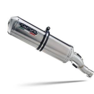 Slip-on exhaust GPR SATINOX H.26.SAT Brushed Stainless steel including removable db killer and link pipe - Img 3
