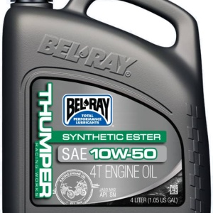 Ulei de motor Bel-Ray THUMPER RACING WORKS SYNTHETIC ESTER 4T 10W-50 4 l