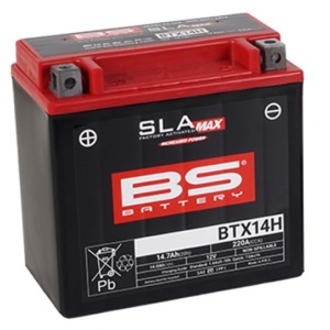 Baterie activata din fabrica BS-BATTERY BTX14H (FA) (YTX14H (FA)) SLA MAX