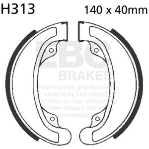 Brake shoe set EBC H313 inclusiv arcurile