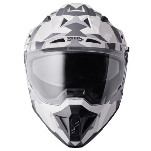 Enduro helmet GMS ADVENTUS CAMO ZG15002 matt white-grey-camo XL - Img 2