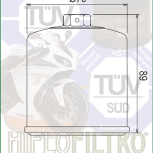 Filtru de ulei HIFLOFILTRO HF176BRC - Img 2