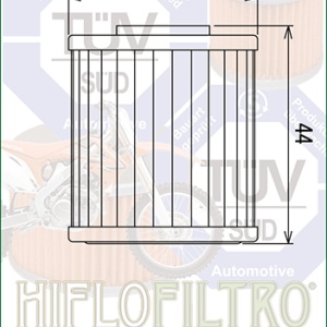 Filtru de ulei HIFLOFILTRO HF207 - Img 2
