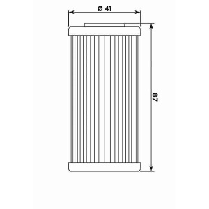 Filtru de ulei MIW B9006 (alt. HF611) - Img 2