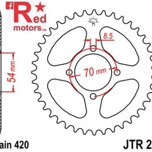 Foaie/pinion spate JTR257.34 420 cu 34 de dinti