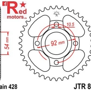 Foaie/pinion spate JTR835.44 428 cu 44 de dinti