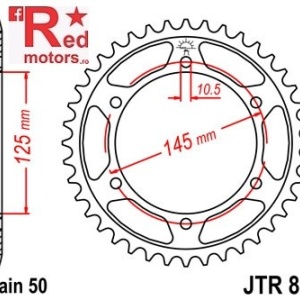 Foaie/pinion spate JTR865.49 530 cu 49 de dinti
