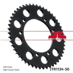 Kit de lant EK - Argintiu lant 428 SHDR, Non-sealed, pinion fata JT, foaie spate JT pentru YAMAHA XT 125 R 2005-2007 - Img 6