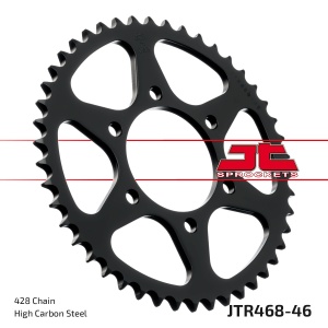 Kit de lant EK - Argintiu lant 428 SRO, O-ring, pinion fata JT, foaie spate JT pentru KAWASAKI BN 125 Eliminator 1998-2007 - Img 6