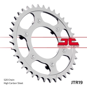 Kit de lant EK - Argintiu lant 520 DEX, X-Ring, pinion fata SUPERSPROX, foaie spate JT pentru APRILIA AF1 125 Futura 1990-1991 - Img 6