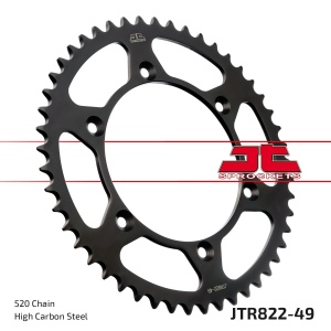 Kit de lant EK - Argintiu lant 520 MRD, Non-sealed, pinion fata SUPERSPROX, foaie spate JT pentru HUSQVARNA SM 125 S 2000-2012 - Img 6
