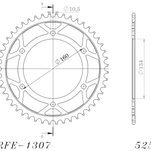 Kit de lant EK - Auriu lant 525 MVXZ, X-Ring, pinion fata SUPERSPROX, foaie spate SUPERSPROX pentru HONDA CBR 600 F 2002-2007 - Img 5