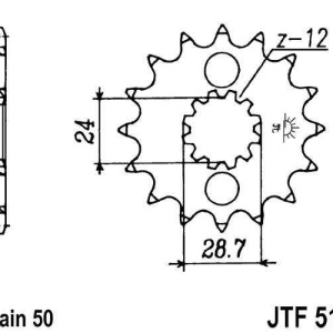 Kit de lant EK - Auriu lant 530 ZVX, X-Ring, pinion fata JT cauciucat, foaie spate JT pentru KAWASAKI GPZ 900 R 1990-1996 - Img 3