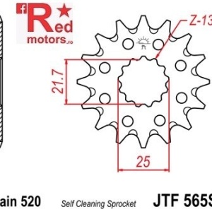 Kit lant DID GOLD pentru Yamaha YZ400 F-K (5BE) 1998 - Img 2