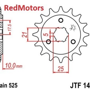 Kit lant DID GOLD PRO-STREET X-Ring 525 VX pentru Suzuki XF650 V,W,X,Y,K1,K2 Freewind 1997-2002 - Img 2