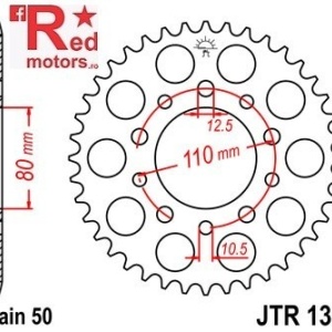 Kit lant DID GOLD X-Ring PRO-STREET 530 VX pentru Honda CBR1000 FK,FL,FM,FN,FP,FR,FS Hurricane (SC24) 1989-1995 - Img 3