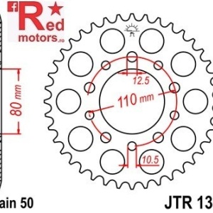 Kit lant DID GOLD X-Ring PRO-STREET 530 VX pentru Honda VF750 FD,FE,FF V45 Interceptor (RC15) 1983-1985 - Img 3