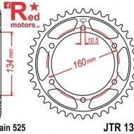 KIT LANT DID PRO-STREET X-RING 525 VX PENTRU HONDA CBR600 RR-3,4,5,6 (PC37) 2003-2006 - Img 3