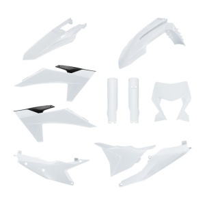 Kit plastice POLISPORT 91640 Alb