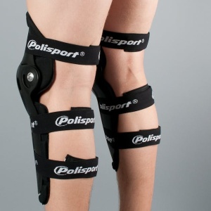 Knee guard POLISPORT DEVIL 8001500001 adult Negru - Img 4