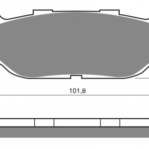 Placute de frana GOLDFREN 048 S3