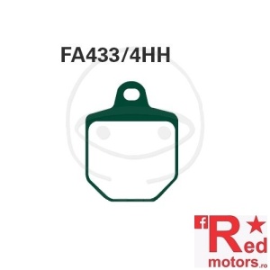 Placute frana fata SINTERED HH EBC FA433/4HH pentru HM-Moto CRM F 450, Husaberg FS 570, KTM SMR 450, SMR 560