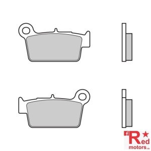 Placute frana spate Brembo 07YA41TT Off Road - TT 67,0x35,9x9,3 pentru Yamaha YZ 125, YZ 250, YZ 450