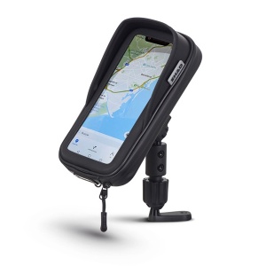 Smartphone holder SHAD X0SG71M phone size up to 180x90mm (6,6") prindere pe suportul oglinzii