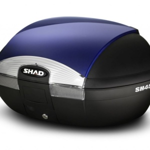 Top case cu capac colorat SHAD SH45 Albastru