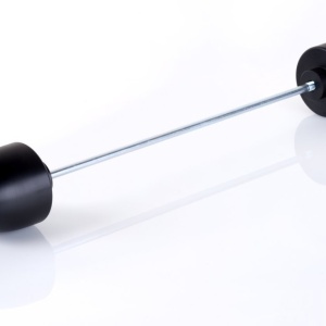 Axle sliders PUIG PHB19 20167N Negru without color caps, rear