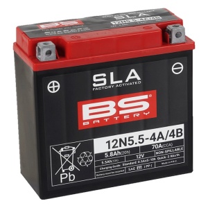 Baterie activata din fabrica BS-BATTERY 12N5.5-4A (FA) SLA