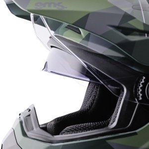 Enduro helmet GMS ADVENTUS CAMO ZG15002 matt green-black-camo M - Img 10