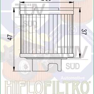 Filtru de ulei HIFLOFILTRO HF118 - Img 2